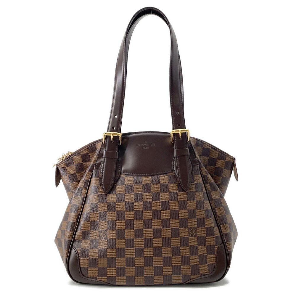 Louis Vuitton Shoulder Bag Damier Ebene Brown Verona